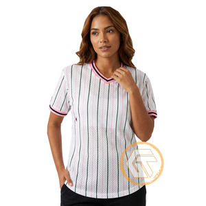 Alfa Personalizado |   Camiseta de Mujer Kapa para Hermandad, Cuello en V, Manga Corta, Tejido Transpirable Ecológico, Ropa de Verano de Alta Calidad - Product Image 1