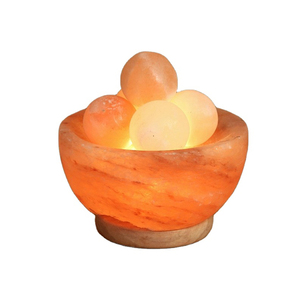 Natural <b>Fire</b> Bowl Himalayan Salt Lamp Premium Home Accent Supplier Custom Packaging - Product Image 1