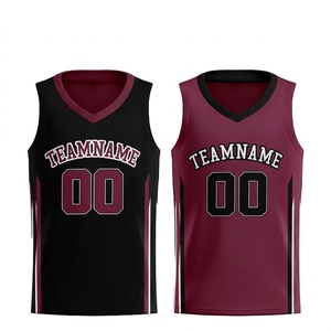 Personnalisez votre propre logo et votre design, maillot de basket respirant, ensemble grande taille, styles d'uniformes sublimés personnalisés - Product Image 1