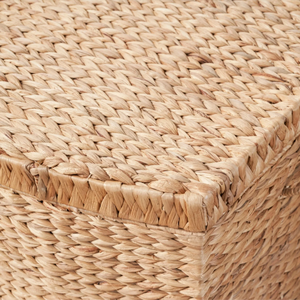 Eco-Friendly Handwoven Wicker <b>Bed</b> End <b>Storage</b> Trunk, Natural Water Hyacinth Blanket Basket With Lid For Home Decor From Vietnam - Product Image 4