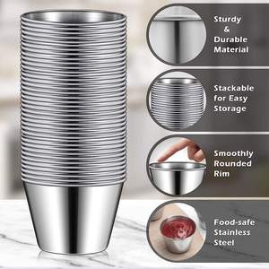 Recipientes para Aderezos de Ensalada Reutilizables con Logotipo Personalizado, Ecológicos, Duraderos, a Prueba de Fugas, de Acero Inoxidable - Product Image 2