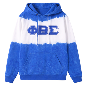 Sudadera con Capucha de Chenilla Tie Dye Phi Beta Sigma, Ropa de Fraternidad Griega con Diseño Atrevido, Comodidad Premium y Ajuste Elegante - Product Image 4