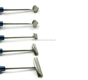 Juego de Instrumentos Quirúrgicos Dentales WORLD PRECISION SURGICAL, 5 Piezas, Mango Azul con Diseño Acanalado, Herramientas Periodontales, Cirugía Oral Manual - Product Image 2