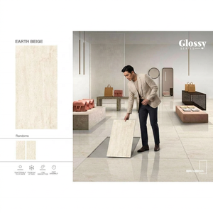 Dyna Supremo 60x120cm, Baldosas de Cerámica de 600x1200mm, Porcelana Brillante, Porcelana Pulida con Acabado Mármol, Baldosa de Travertino - Product Image 2