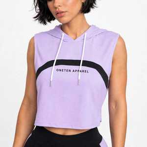 Sudadera Corta sin Mangas para Mujer, Ligera, Estampada, Informal, para Otoño e Invierno - Product Image 1