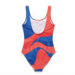 Traje de Baño Deportivo de Una Pieza para Mujer, Personalizado con Sublimación, de Secado Rápido, Tejido Elástico, para Playa y Deportes Acuáticos - Product Image 2