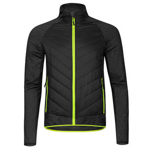 Chaqueta bomber híbrida para hombre, ligera, transpirable, cálida para invierno, con cremallera, aislada, personalizada para equitación. - Product Image 2