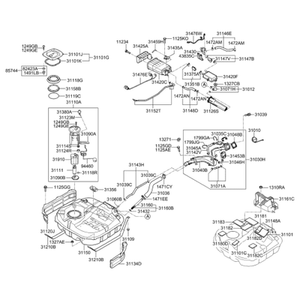 Pompes à carburant et unités de transmission neuves pour Elantra 944602H000 - Product Image 2