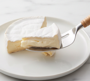 Ensemble de couteaux à fromage en acier inoxydable martelé, 3 pièces, manche en bois, fourchette, spatule, lame perforée, pour usage domestique - Product Image 5