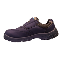 Chaussures de sécurité AOXIANG basses en cuir microfibre avec doublure en maille, antidérapantes, embout en acier, résistantes à l'eau, pour la construction et le travail en usine en hiver