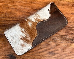 กระเป๋าสตางค์หนังวัวทรงยาวแบบบางความจุมากสำหรับผู้ชายกระเป๋าสตางค์หนังแท้พร้อมที่ใส่บัตรแบบบล็อก - Product Image 2