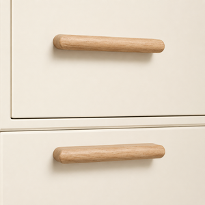 Poignées de meubles modernes en bois massif, poignées de tiroir en bois pour armoires de cuisine, chambre, commodes, personnalisables OEM ODM - Product Image 3