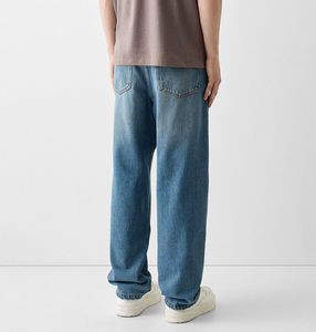 Jeans de Mezclilla para Hombre y Mujer, 100% Algodón, Secado Rápido, Corte Regular Vintage, Lavado Casual, Rectos, para Invierno y Verano, Varios Modelos - Product Image 3
