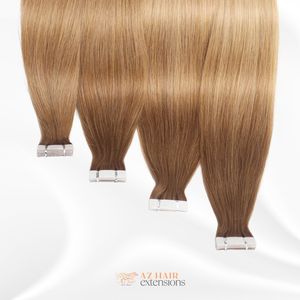 Cabello vietnamita crudo de alta calidad 40 piezas/100g cinta en extensiones cabello humano Balayage Color 100% paquetes de cabello Remy crudo - Product Image 2
