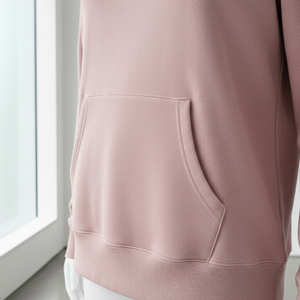 Sudaderas de Invierno de Alta Calidad para Mujer, Talla Grande, Tejidas, con Hombros Caídos, Manga Larga, Logotipo Personalizado Bordado, Bolsillos Delanteros Estampados, Nuevas - Product Image 3