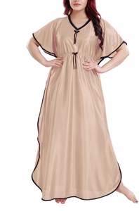 <b>Kaftan</b> Handmade Moroccan <b>kaftan</b> Dress Batwing Wide Sleeve V Neck Polyester Regular Fit Casual Evening Party Flared Sleep Wear - Product Image 4