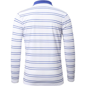 Camisetas de Golf Populares para Hombre, 100% Algodón, Lona Sólida, Elásticas en Cuatro Direcciones, de Secado Rápido, Manga Corta, Casuales, con Cierre de 1/4, Logotipo en Relieve - Product Image 2