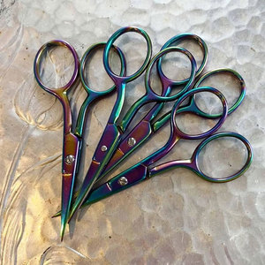 Stainless Steel Iridescent Embroidery <b>Scissors</b> for Thread Trimming <b>Sewing</b> Needlework and Cross Stitch Crafts - Product Image 1