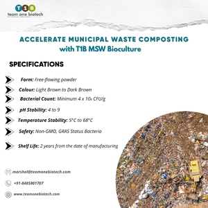 Bactéries pour la réduction du volume des déchets pour un traitement efficace des déchets solides et des installations de compostage - Product Image 3