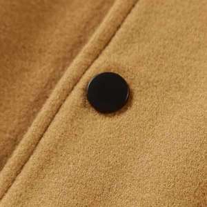 PLAYER'S POINT Veste polaire unisexe à fermeture éclair intégrale, col montant, bleu uni, manches longues, décontractée, pour le printemps, imperméable et coupe-vent - Product Image 2