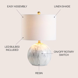 Contemporary Marble Lighting Fixture Designed To Create Warm Ambience And Luxurious Decorative Impact - Product Image 5