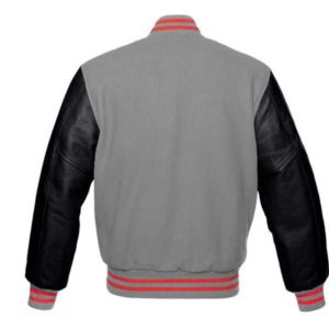 Vestes universitaires personnalisées avec logo de votre marque pour les sororités, les fraternités, les écoles, les collèges, avec corps 100% pure laine et manches en cuir. - Product Image 2
