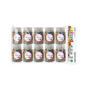 Bandes élastiques pour cheveux en TPU, fabriquées en Corée, unisexes, personnalisées OEM ODM, dans une bouteille en plastique, non toxiques, élastiques, certifiées OEKO-TEX - Product Image 4
