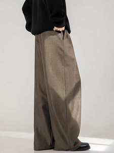 Pantalones Anchos Plisados de Estilo Japonés para Hombre, Pantalones Holgados de Primera Calidad con Corte Relajado - Product Image 3