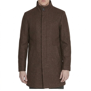 Manteau long matelassé pour homme, veste d'hiver chaude avec poches zippées, col montant, vêtements décontractés pour l'extérieur - Product Image 1