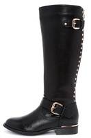 Bottes d'équitation professionnelles avec clous arrière, bottes noires hautes jusqu'au genou, confortables pour les longues journées, bottes en cuir par LCI