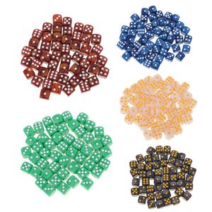 Dado D6 de resina hecha a mano con patrón de resina, ecológico, portátil, de 6 caras, con esquinas redondeadas, estándar, para el juego Yahtzee - Product Image 6