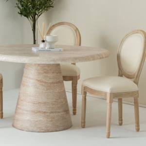 Chaise de salle à manger Vandana Zentrix Arion en bois avec assise et design ergonomique moderne - Product Image 6