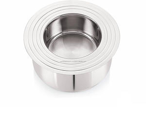 Juego de 5 Piezas de Utensilios de Cocina de Acero Inoxidable con Diseño Clásico, Base Plana para Inducción, Nuevo Diseño, Tapa de Metal Pulido, para Cocina Casera - Product Image 5