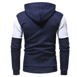 Sweat-shirt à capuche zippé pour homme, coupe classique, en polaire respirante, avec poche avant, style décontracté pour l'automne - Product Image 2