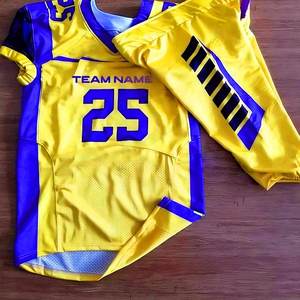 Uniformes de football américain pour équipes professionnelles avec tissu respirant, ensembles de maillots d'entraînement de football américain réversibles - Product Image 6