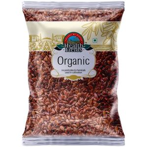 Graines de lin grillées biologiques HealthFields, qualité alimentaire, extrait végétal, culture sauvage, en poudre, 100g, durée de conservation de 18 mois - Product Image 1