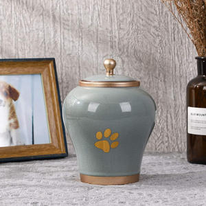 Customizable Elegant Design Paw Print Pet Cremation Urn Engraved Metal <b>Memorial</b> Urn for Ashes <b>Keepsake</b> Beloved Pets - Product Image 5