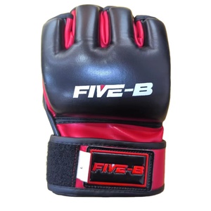 Gants d'entraînement MMA en cuir PU pour fermeture, légers, respirants, taille universelle - Product Image 3
