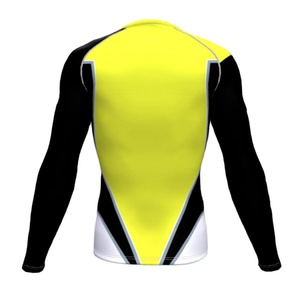 Long Sleeve Custom Sublimation Rash Guard <b>Men</b> BJJ MMA <b>Compression</b> <b>Shirt</b> Quick Dry Breathable Gym Training Fightwear - Product Image 6