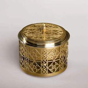 Set 2 Modern Golden Silver Casserole Dish Stainless Steel Wooden <b>Lid</b> Durable Non-Stick Insulated Food Warmer for Luxurious - Product Image 6