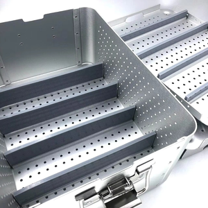 NEMAS CARE INTERNATIONAL Plateau de Stérilisation pour Instruments Chirurgicaux, Boîte à 3 Plateaux Intérieurs, Acier Inoxydable Allemand Certifié CE - Product Image 3