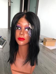 Extensiones de cabello humano Glue les Wig con HD Swiss LACE frontal 100% origen de cabello humano Vietnam - Product Image 2