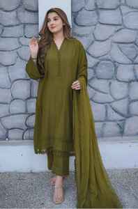 เราเป็นผู้ผลิตมืออาชีพสำหรับเสื้อผ้าสตรีแบบเรียบร้อยทุกประเภท รวมถึงชุดฤดูร้อนแบบปากีสถาน ชุดผ้าลอน และชุดอื่นๆ ที่มีแขนยาว - Product Image 3