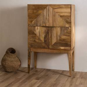 Buffet haut Vandana Grand Vista 90x40 cm en bois de manguier Baty Design - Product Image 1