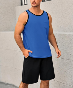 Camisetas Deportivas Transpirables de Secado Rápido para Hombre, Camiseta sin Mangas para Gimnasio, Camiseta Deportiva Informal Básica de Verano - Product Image 6