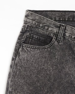Shorts de Mezclilla de Cintura Alta con Efecto Desgastado, Jeans de Hombre de Algodón de Verano Casuales de Buena Calidad - Product Image 3