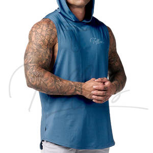 เสื้อกล้ามมีฮู้ดสำหรับออกกำลังกายผู้ชาย เสื้อกีฬาเพาะกาย เสื้อยืดแขนกุดโชว์กล้ามเนื้อ เสื้อฮู้ดออกกำลังกายผู้ชาย - Product Image 2