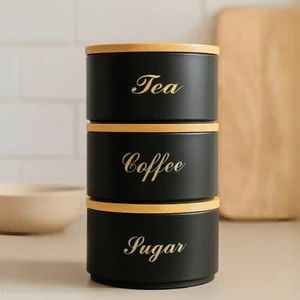 Quality storage canisters in metal offering dependable preservation practical convenience and long term kitchen utility - Product Image 2