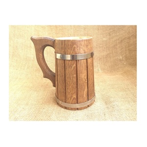 Mug à café en bois de haute qualité, finition naturelle, pour thé, lait et jus, idéal pour la maison, le bureau, les voyages et le camping, disponible à la vente. - Product Image 3