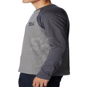 Camisetas Raglán Lisas Cómodas y Transpirables en Stock, Camisetas Raglán Lisas de Nuevo Estilo, Camisetas Raglán Lisas Hechas a Medida - Product Image 3